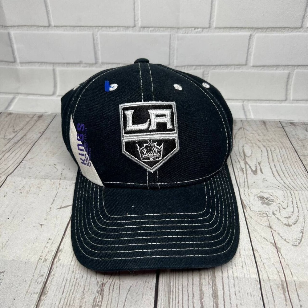 Vintage Los Angeles Kings NHL Reebok‎ Hat Strapback Cap Black Men